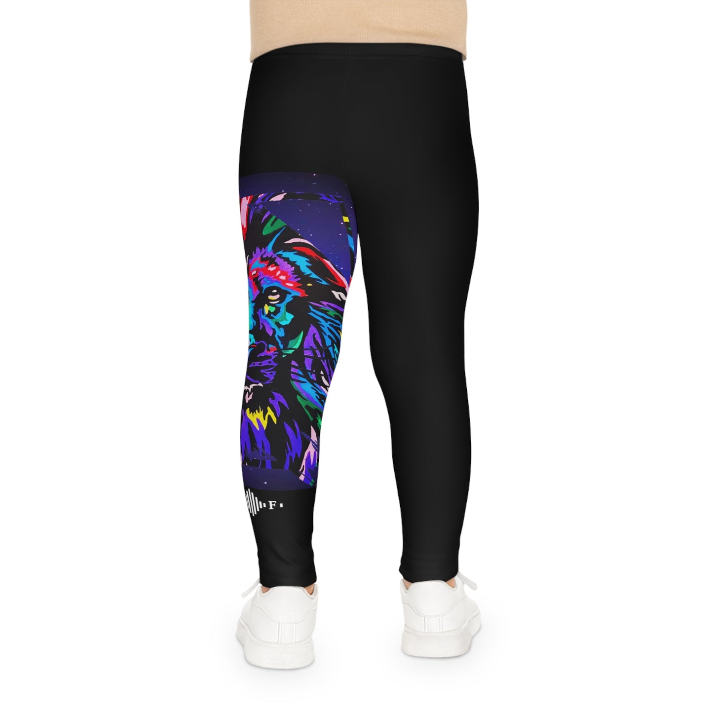 Lyre la demi-jambe Lyran - Leggings Enfants (AOP)