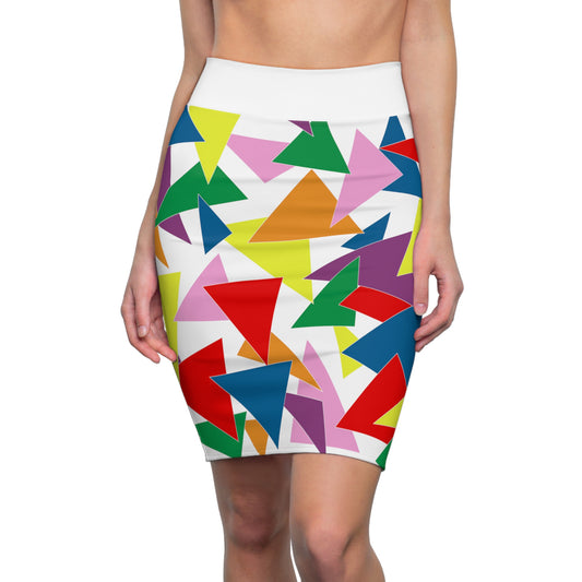 Triangle Tangle - Pencil Skirt