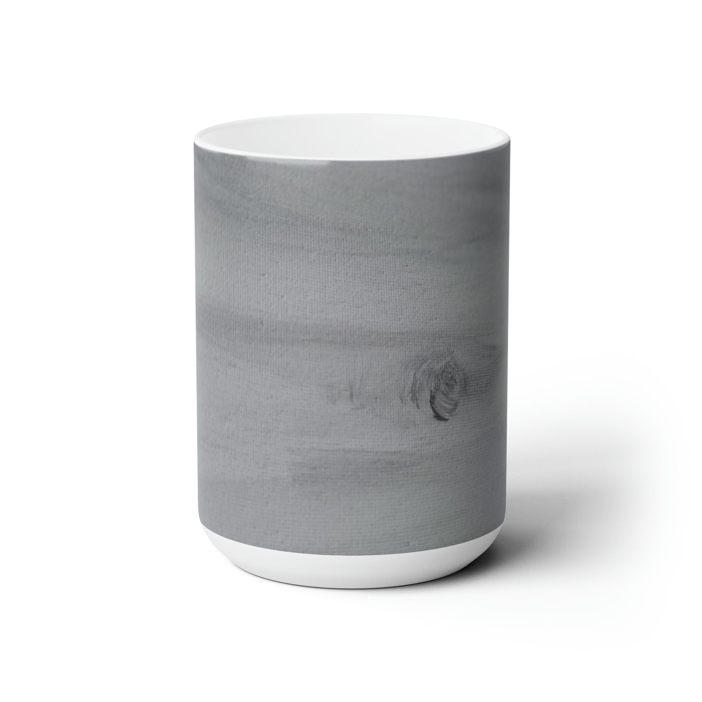 Painted Woodgrain- Ceramic Mug 15oz