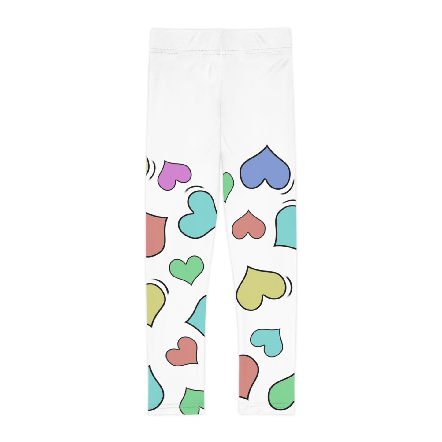 Big Sweetie Hearts ( blanc ) - Leggings Enfants (AOP)