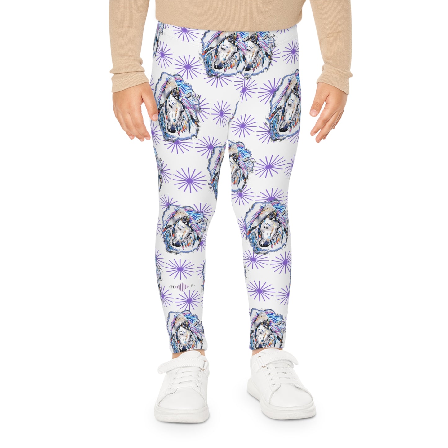 Gypsy Horse ( blanc ) - Leggings Enfants (AOP)