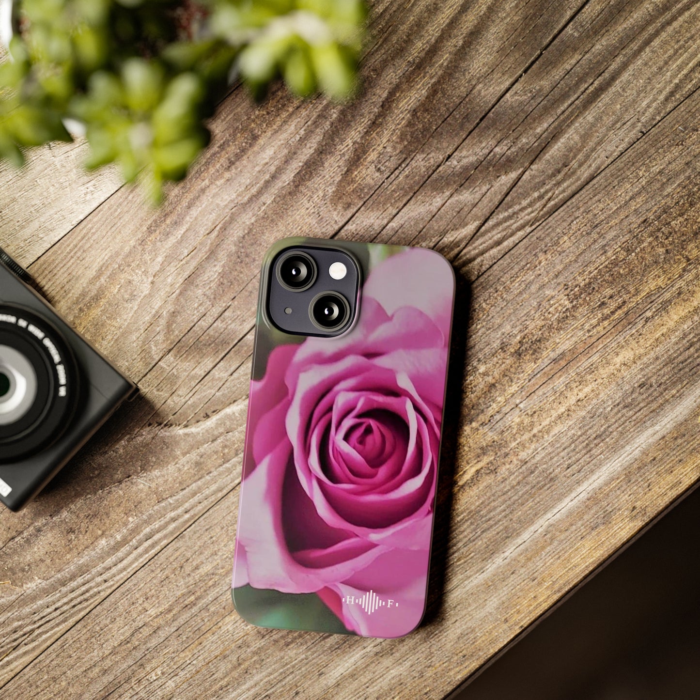 Pink Rose - Slim Phone Cases