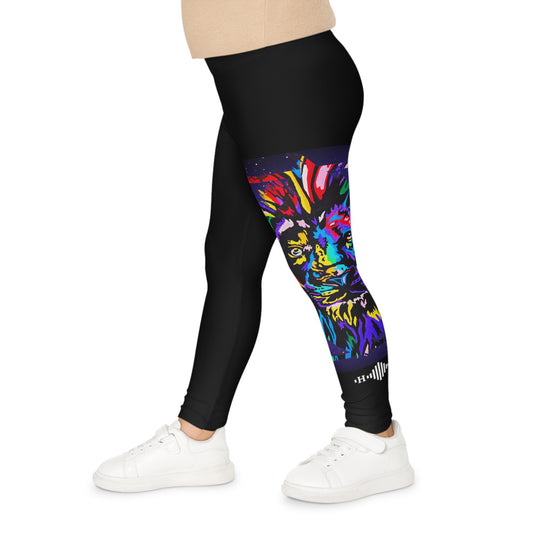 Lyre la demi-jambe Lyran - Leggings Enfants (AOP)