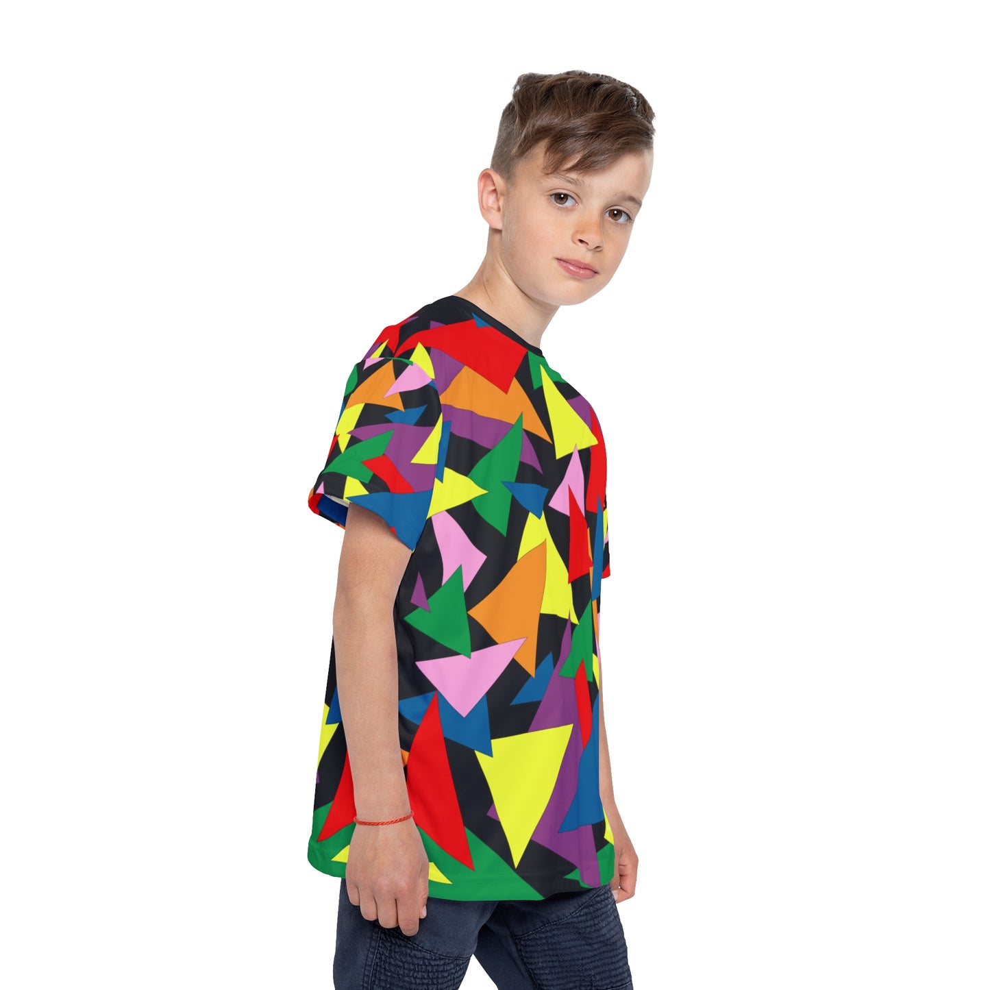 Triangle Tangle - Kids Sports Jersey Tee