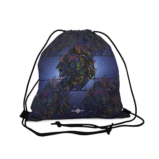 Lyre the Lyran Patterned- Outdoor Drawstring Bag