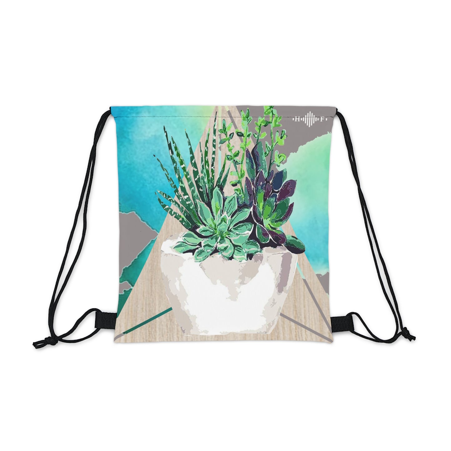 Cool Succulents - Outdoor Drawstring Bag
