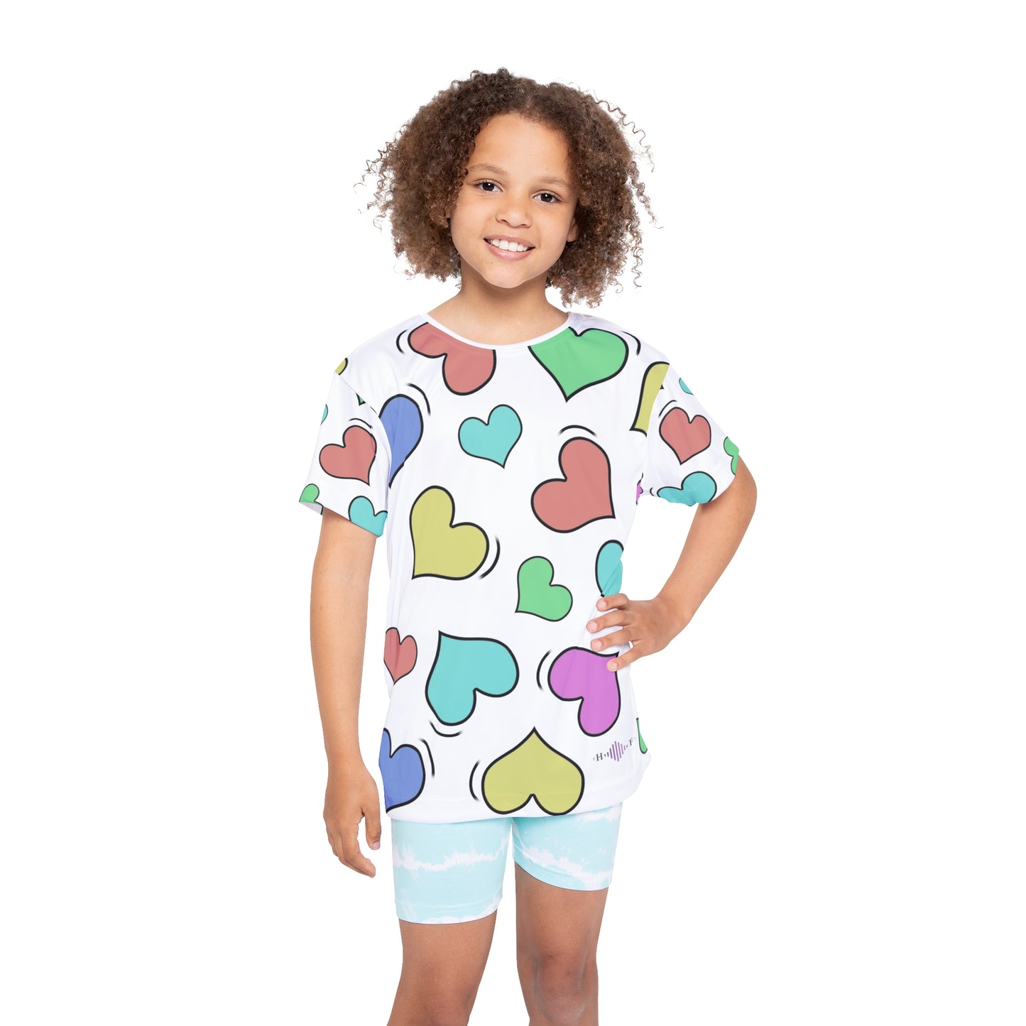 Sweetie Hearts - Kids Sports Jersey Tee